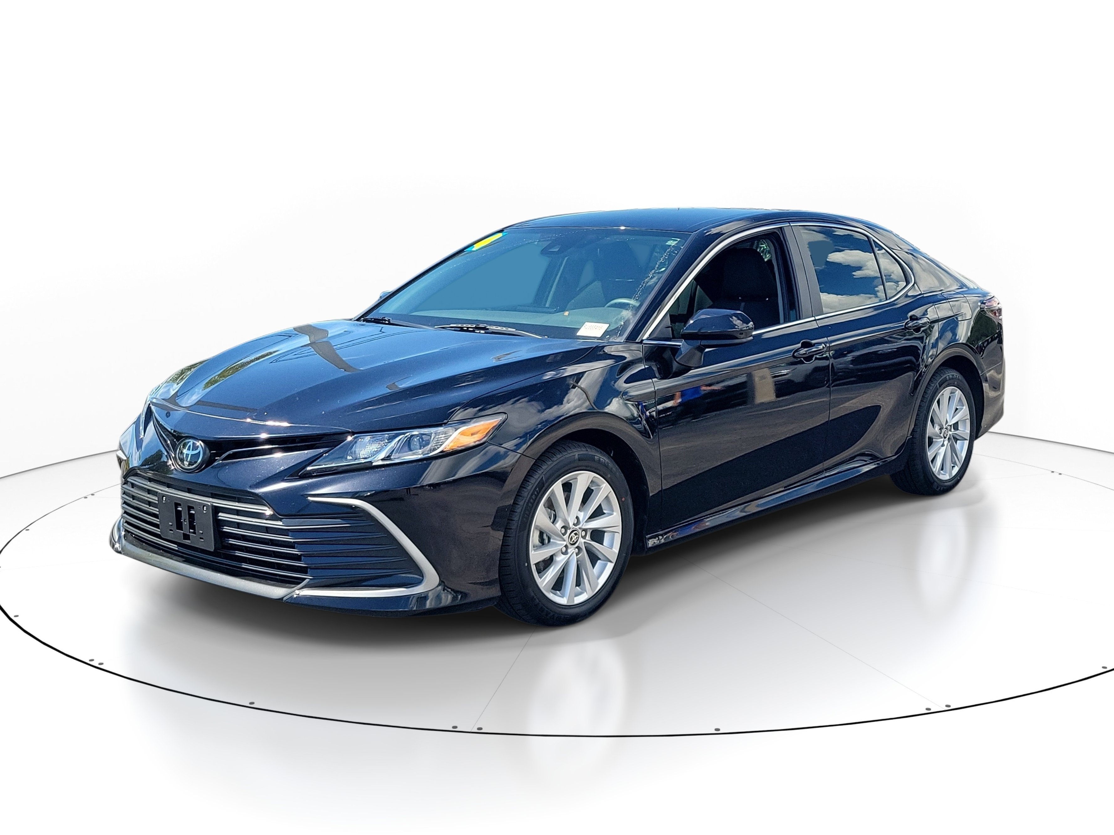 Used 2024 Midnight Black Metallic Toyota LE image 3