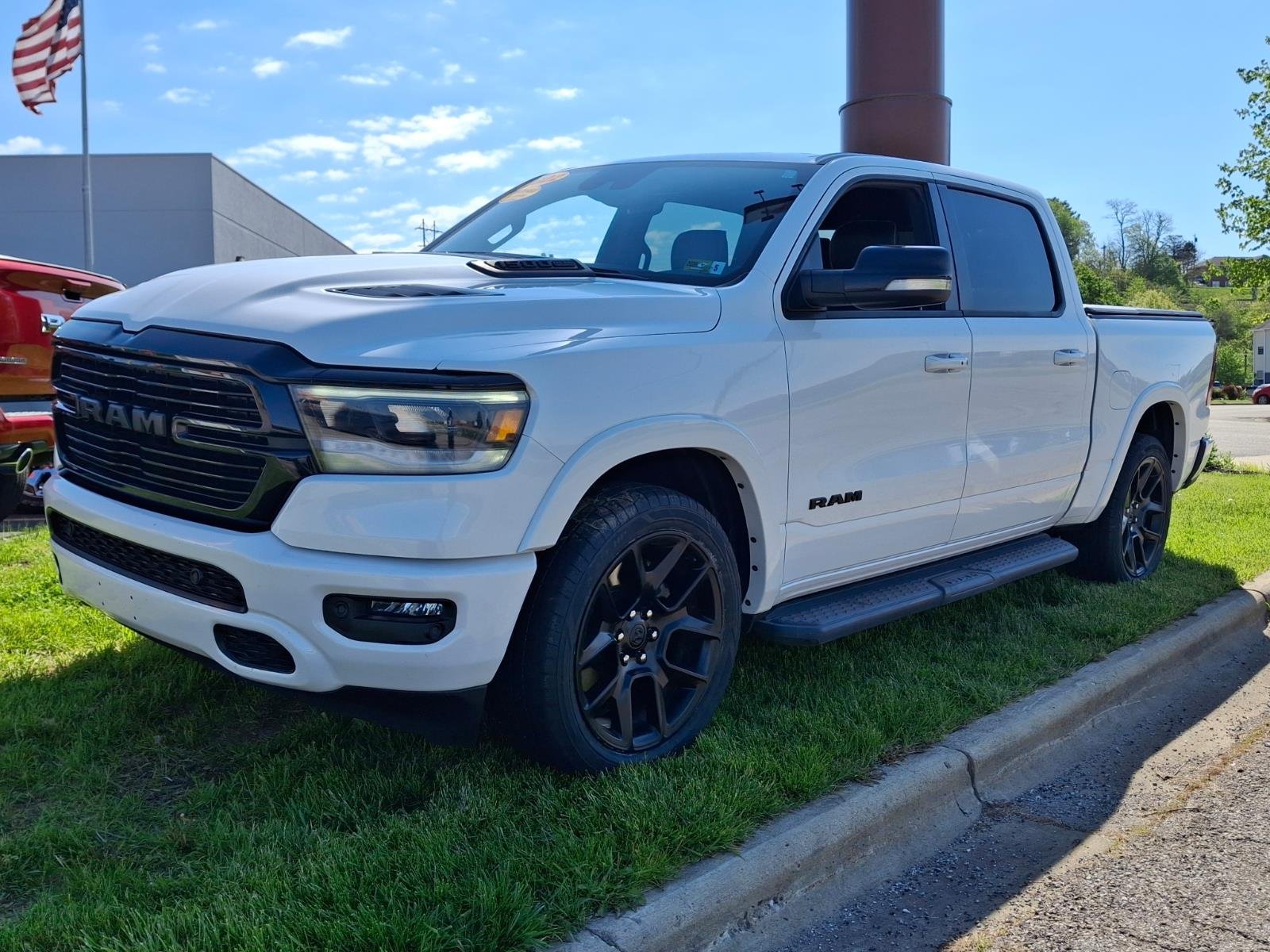 Certified Used 2022 Ivory Tri Coat Pearl Coat RAM Laramie image 1
