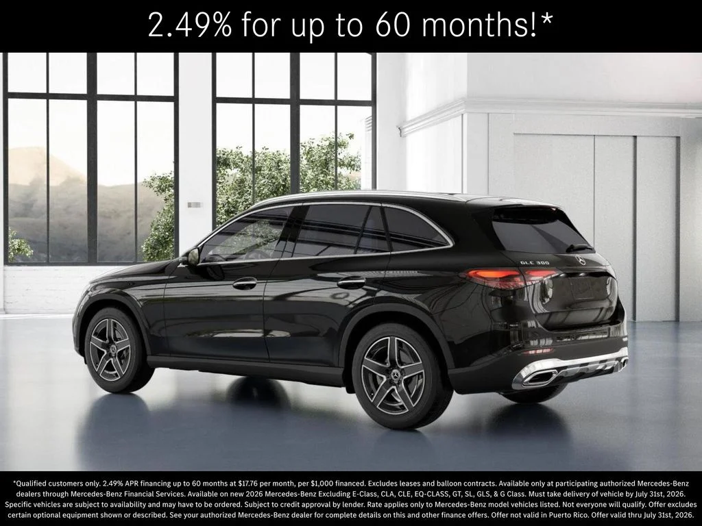New 2026 Obsidian Black Metallic Mercedes-Benz GLC 300 image 30