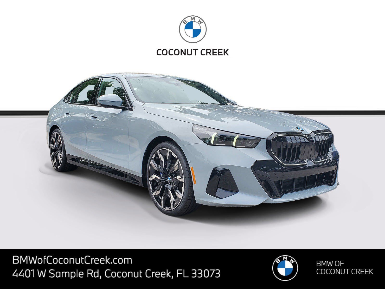 New 2027 Brooklyn Grey Metallic BMW 530i image 1