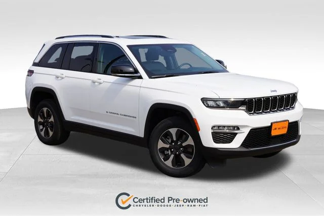 Certified Used 2024 White Jeep 4xe image 1