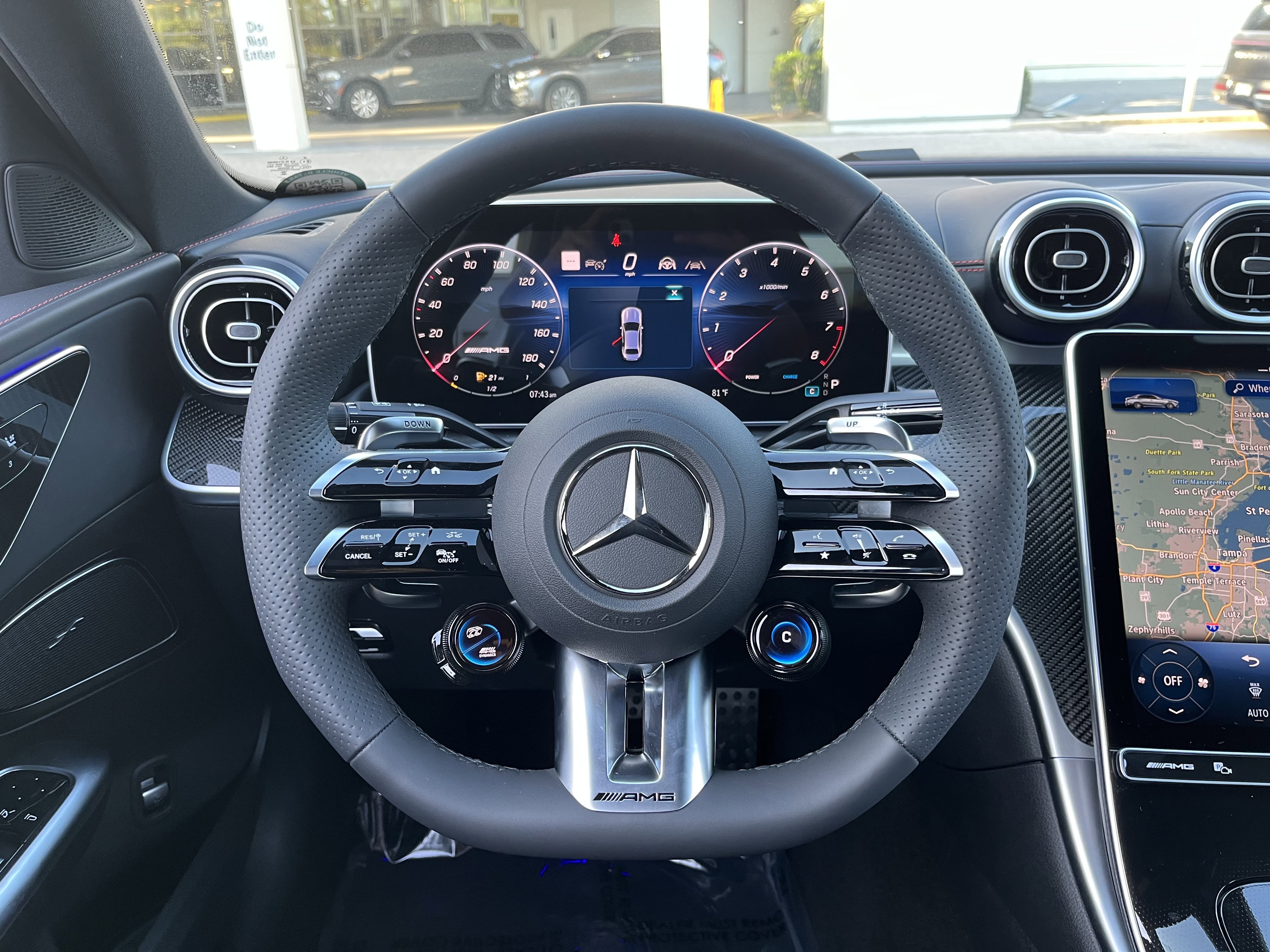 New 2026 MANUFAKTUR Moonlight White Metallic Mercedes-Benz AMG® C 43 image 19