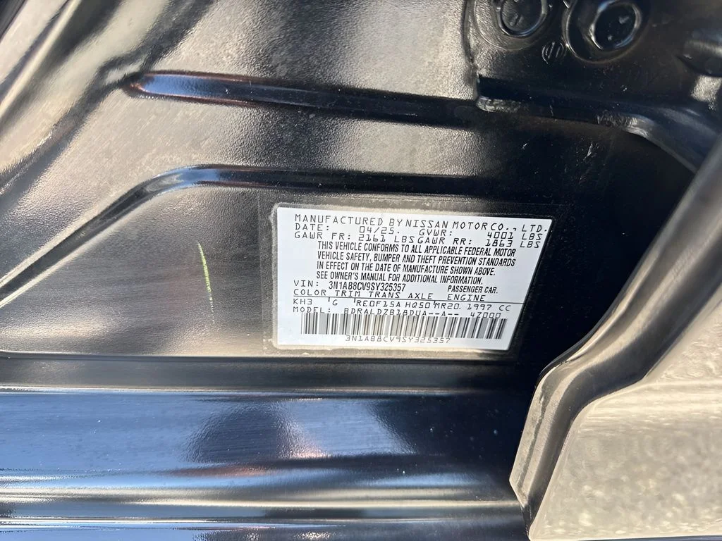 Used 2025 Black Nissan SV image 25