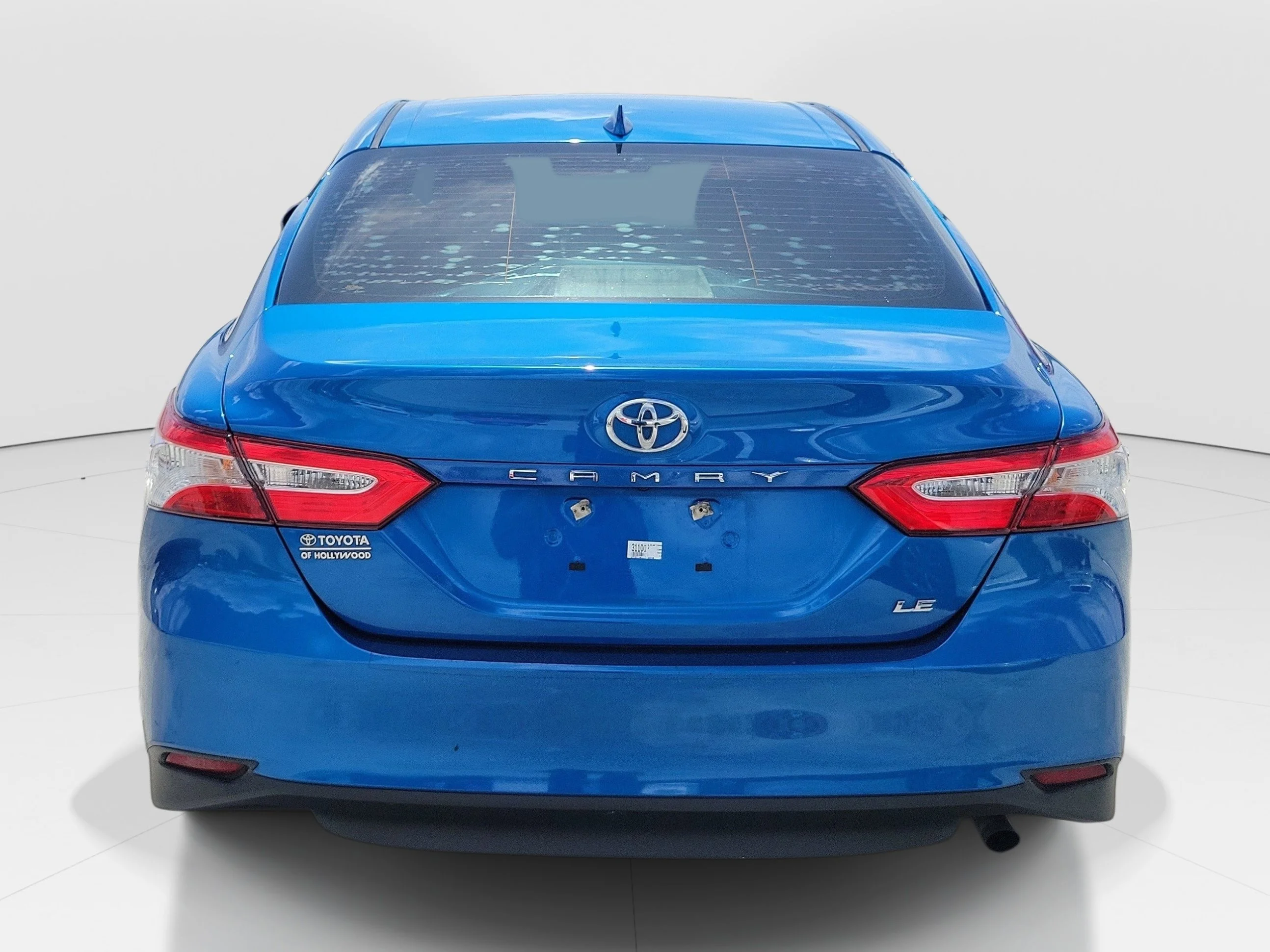 Used 2019 Blue Streak Metallic Toyota LE image 5