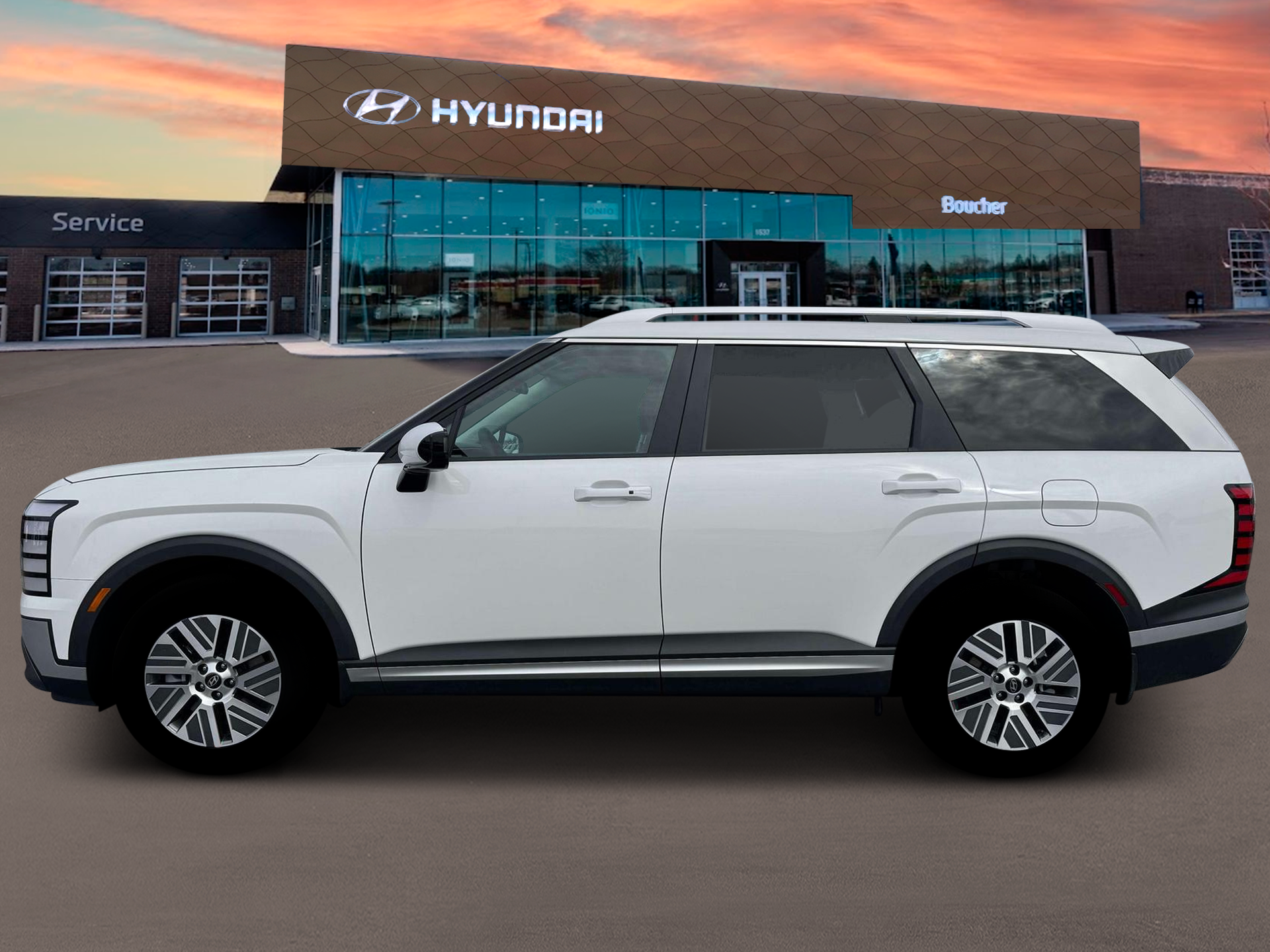 New 2026 Creamy White Pearl Hyundai SEL 7P image 3