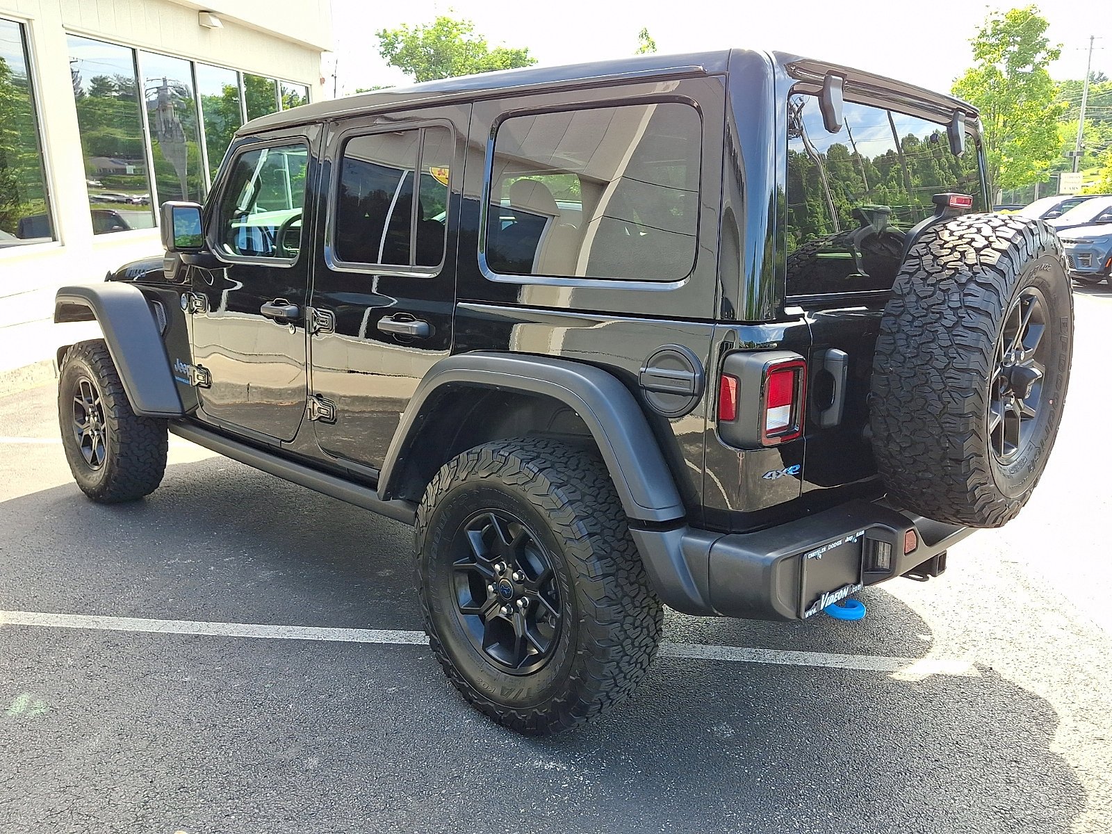 Used 2024 Black Clearcoat Jeep Willys image 4
