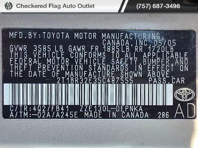 Used 2005 Desert Sand Mica Toyota LE image 27
