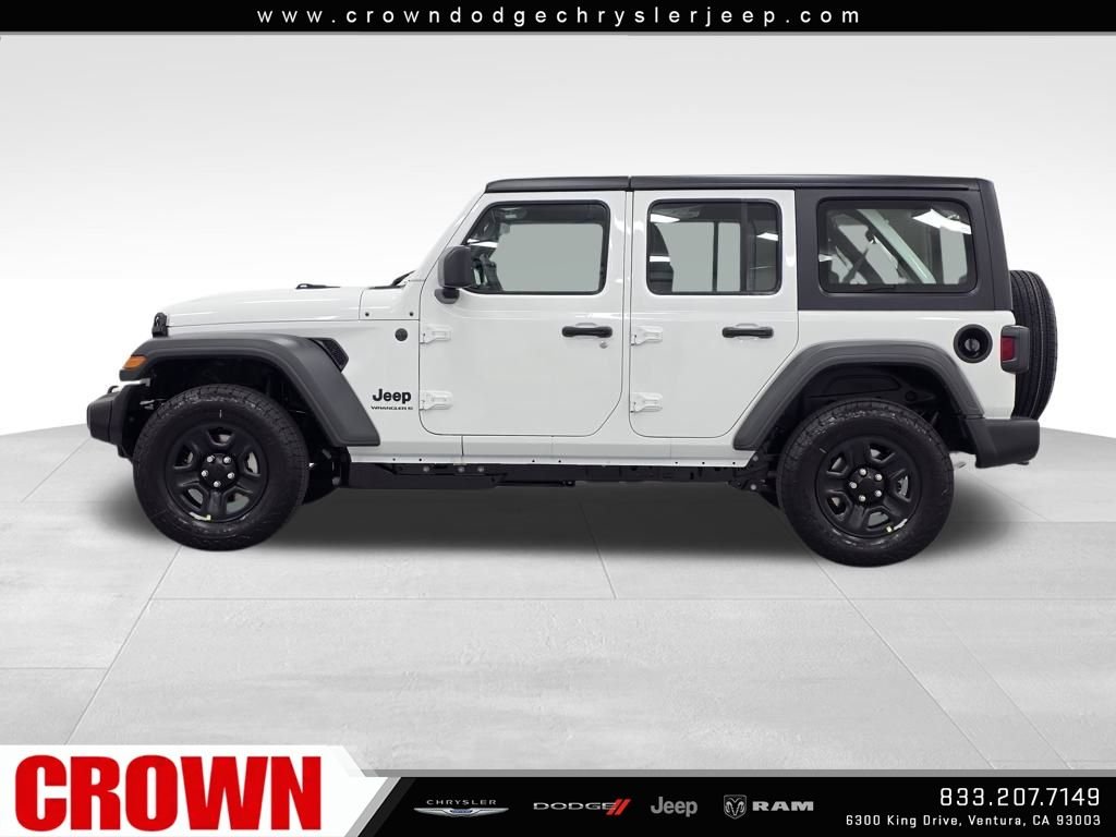 New 2026 Bright White Clear-Coat Exterior Paint Jeep Sport image 8