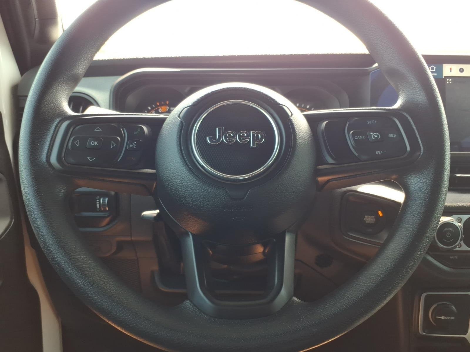 Used 2025 Bright White Clearcoat Jeep Sport image 25