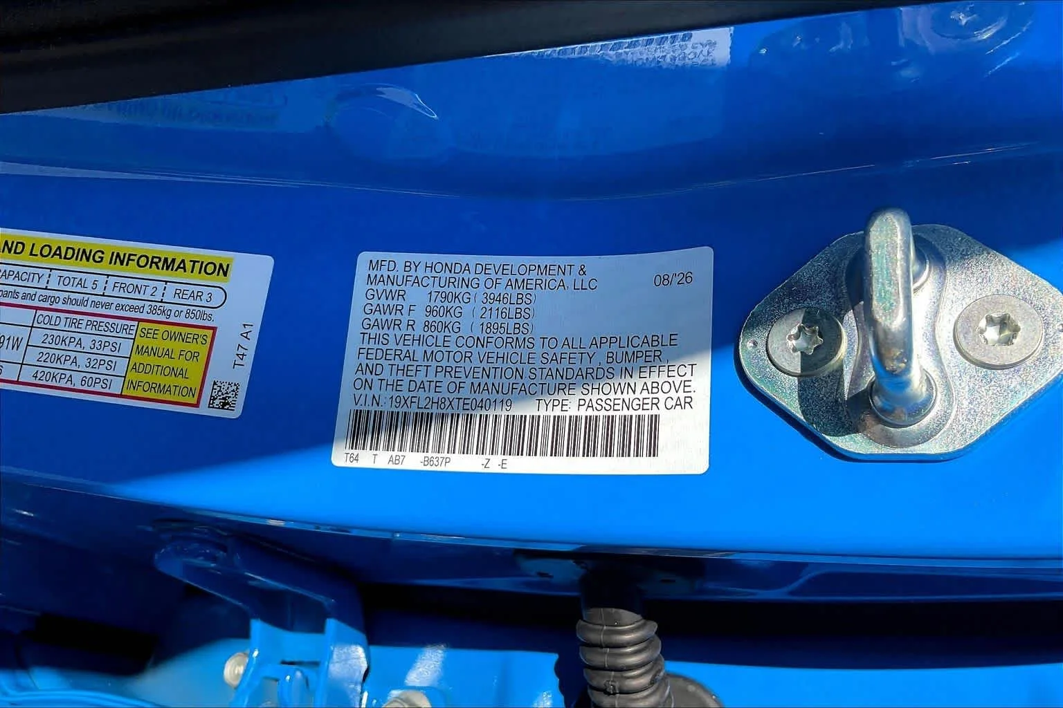 New 2026 Boost Blue Pearl Honda Sport image 19