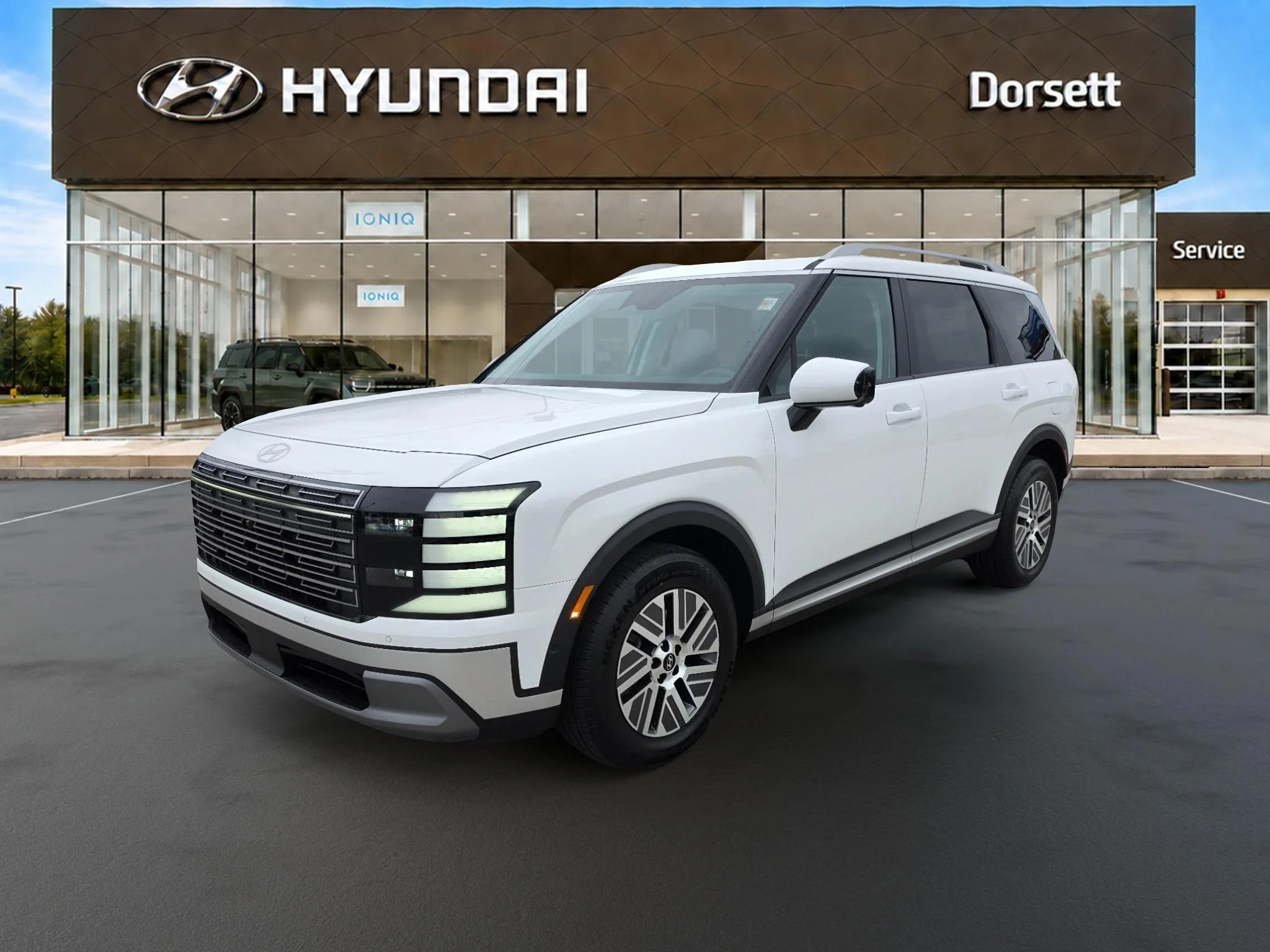 New 2027 Creamy White Pearl Hyundai SEL Premium 7P image 1