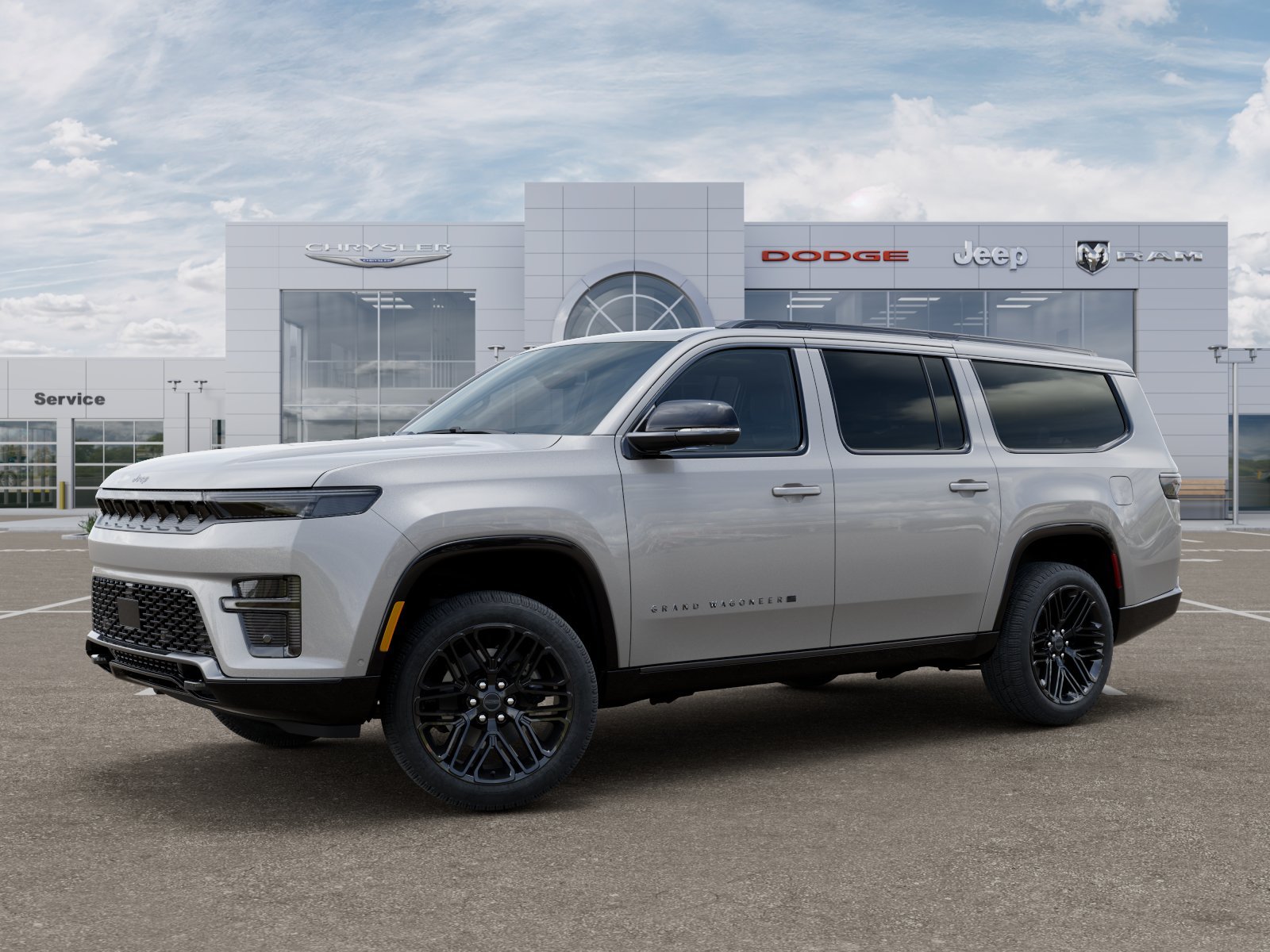 New 2026 Silver-Zynith Exterior Paint Jeep Limited Reserve 4x4 image 2