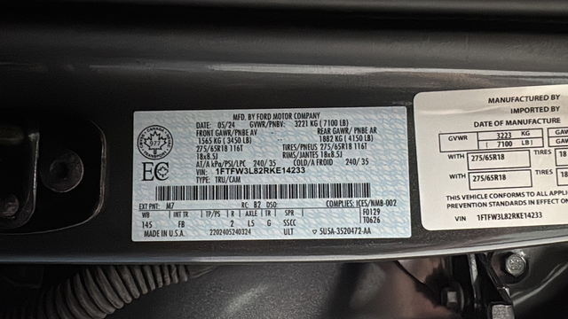 Used 2024 Carbonized Gray Metallic Ford XLT image 26
