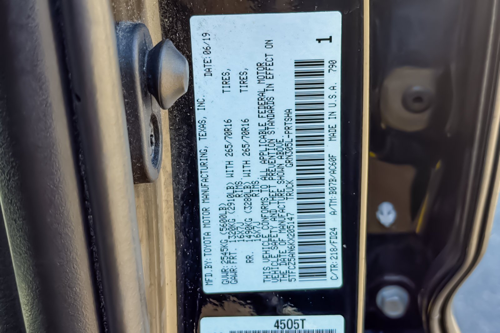 Used 2019 Black Toyota TRD Off-Road image 39