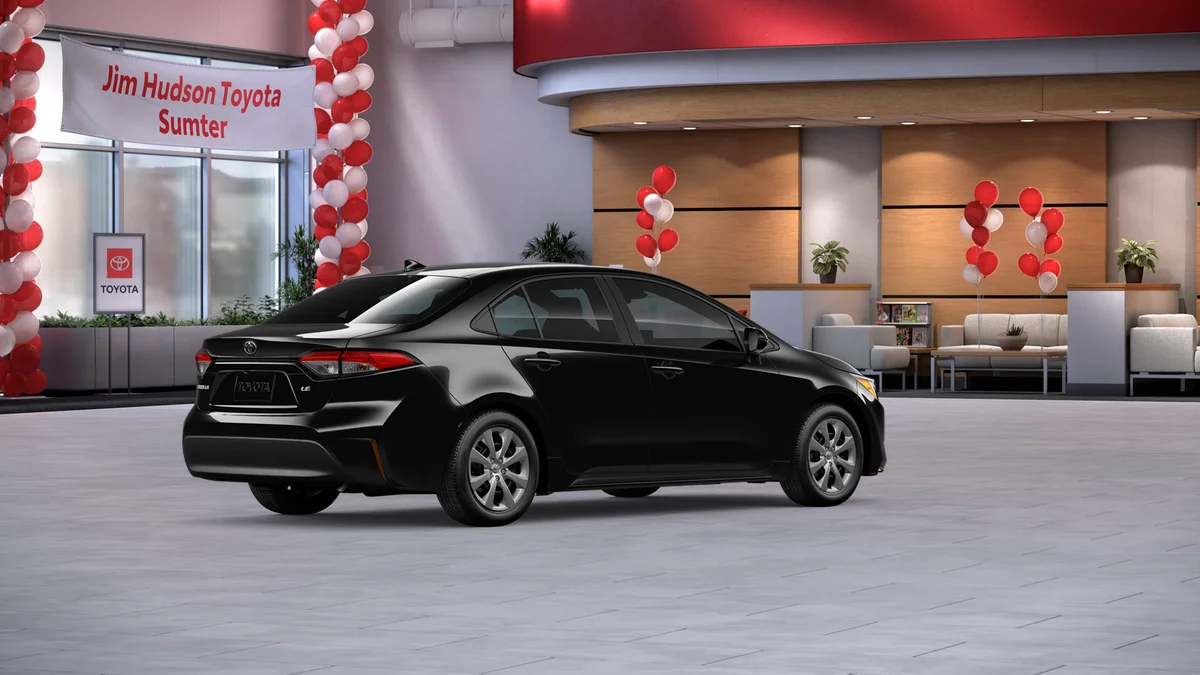 New 2026 Midnight Black Metallic Toyota LE image 32