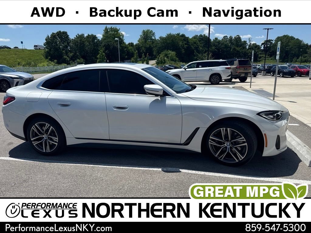 Used 2024 Mineral White Metallic BMW 430i xDrive image 1