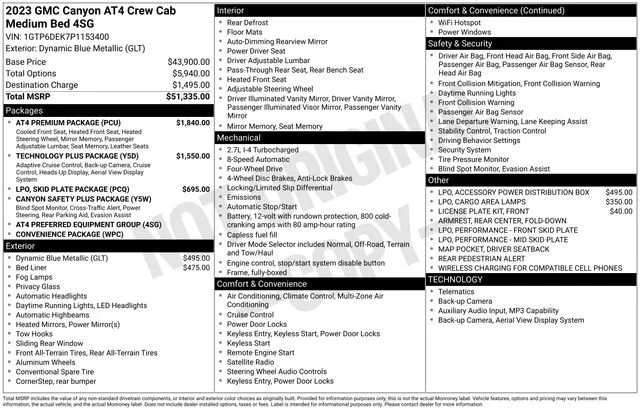 2023 GMC Canyon 4WD AT4 Crew Cab Short Box's photo