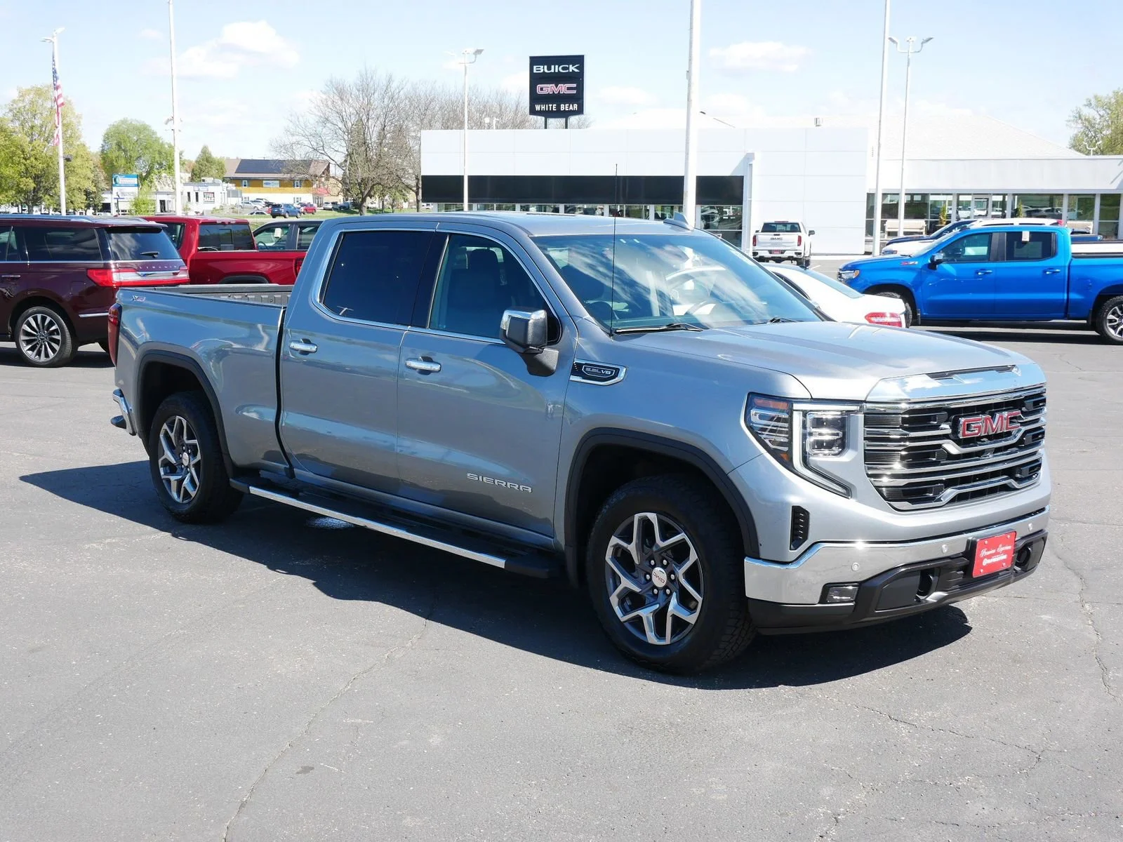 Used 2023 GMC Sierra 1500 SLT with VIN 1GTUUDED8PZ150162 for sale in White Bear Lake, Minnesota