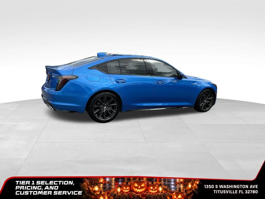 Used 2025 Coastal Blue Metallic Cadillac V-Series image 7