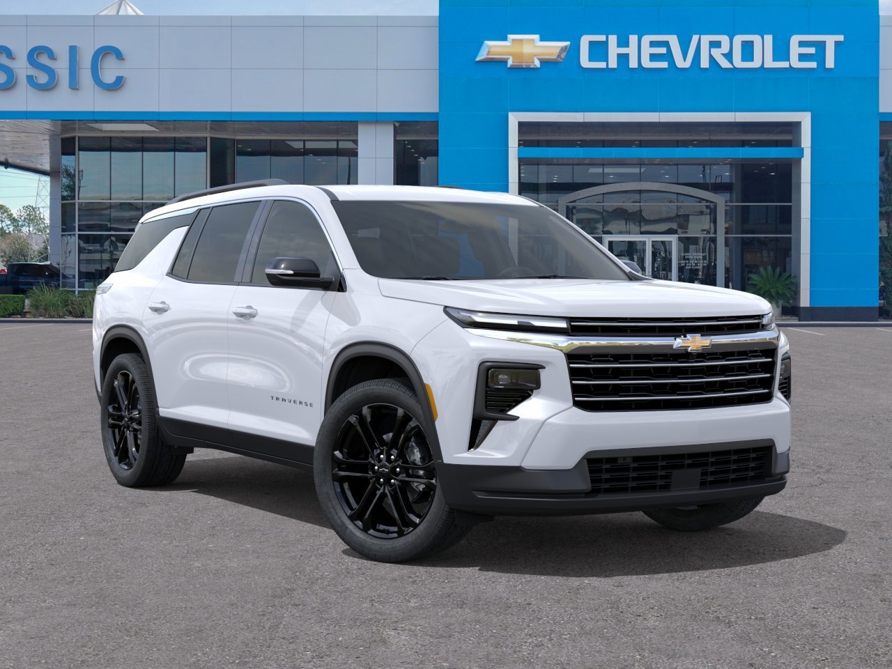 2026 Chevrolet Traverse LT White at Classic Elite Chevrolet Hwy 6