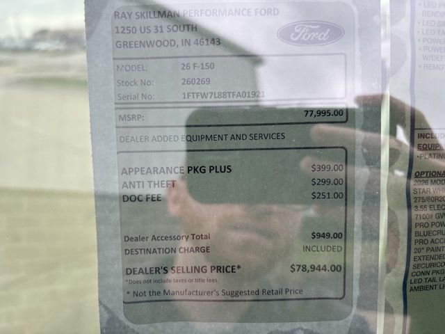 New 2026 Star White Metallic Tri-Coat Ford Platinum® image 2