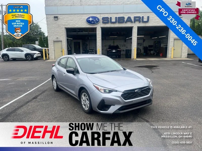 Certified Used 2024 Silver Subaru Base image 1