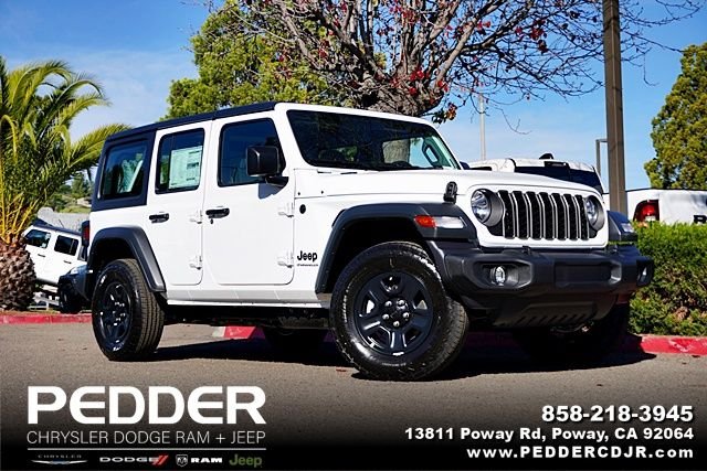 New 2026 Bright White Clear-Coat Exterior Paint Jeep Sport image 1