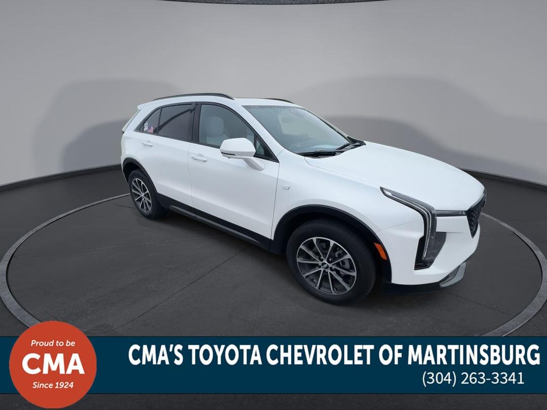 Used 2025 Crystal White Tricoat Cadillac AWD Sport image 2