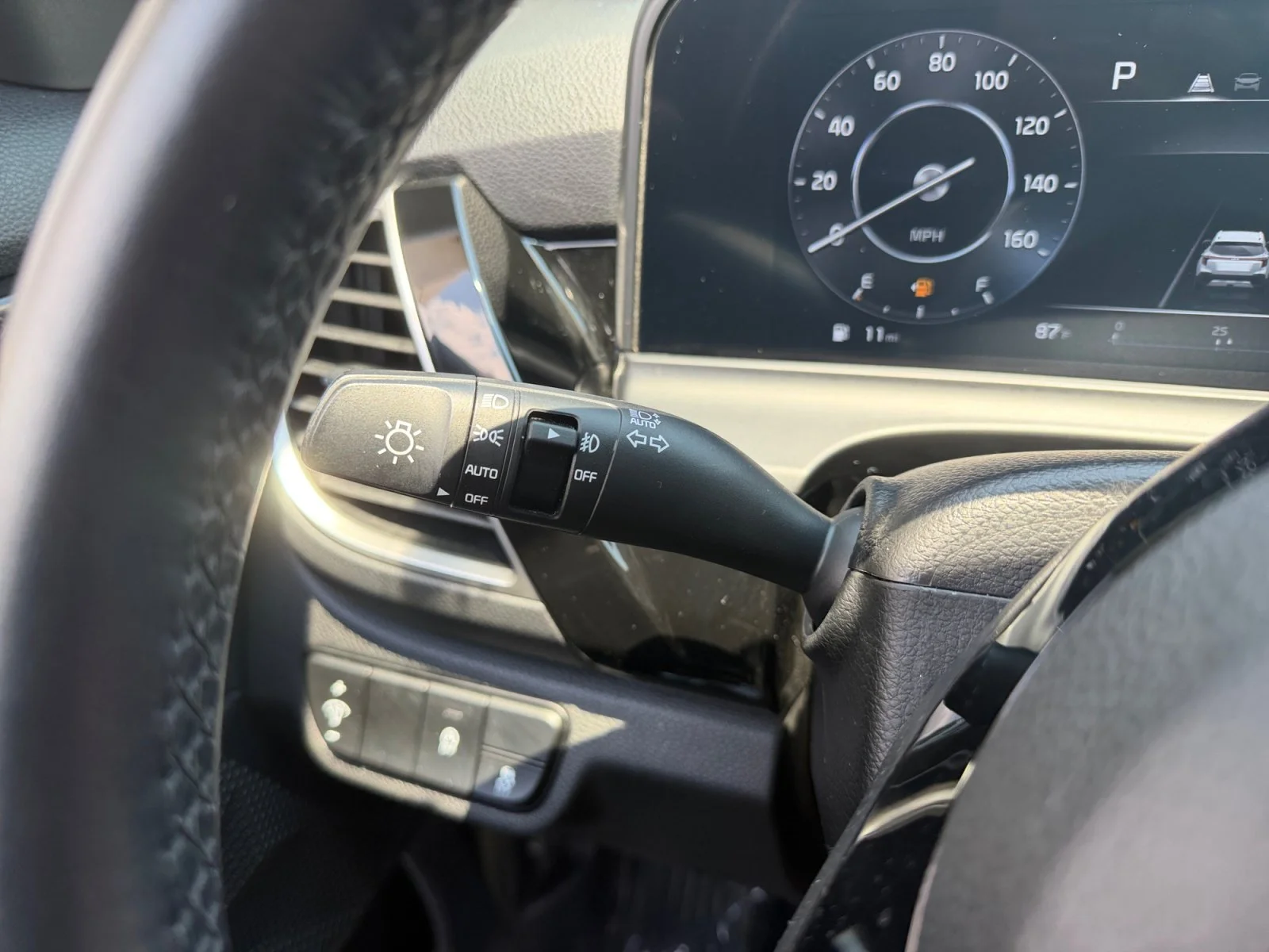 Used 2024 Pluton Blue/Black Roof Kia S image 13