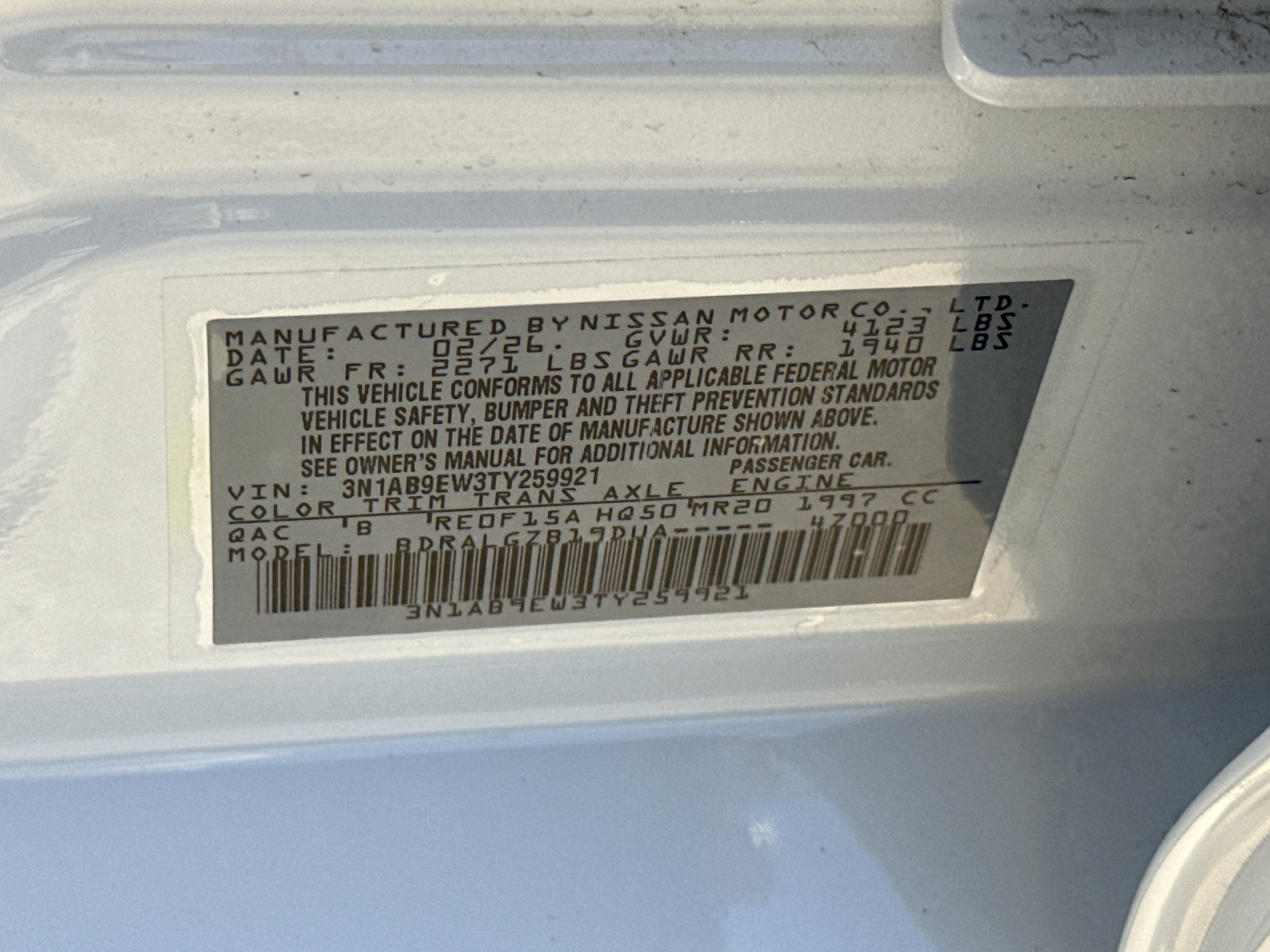 New 2026 Aspen White Tricoat Nissan SL image 35