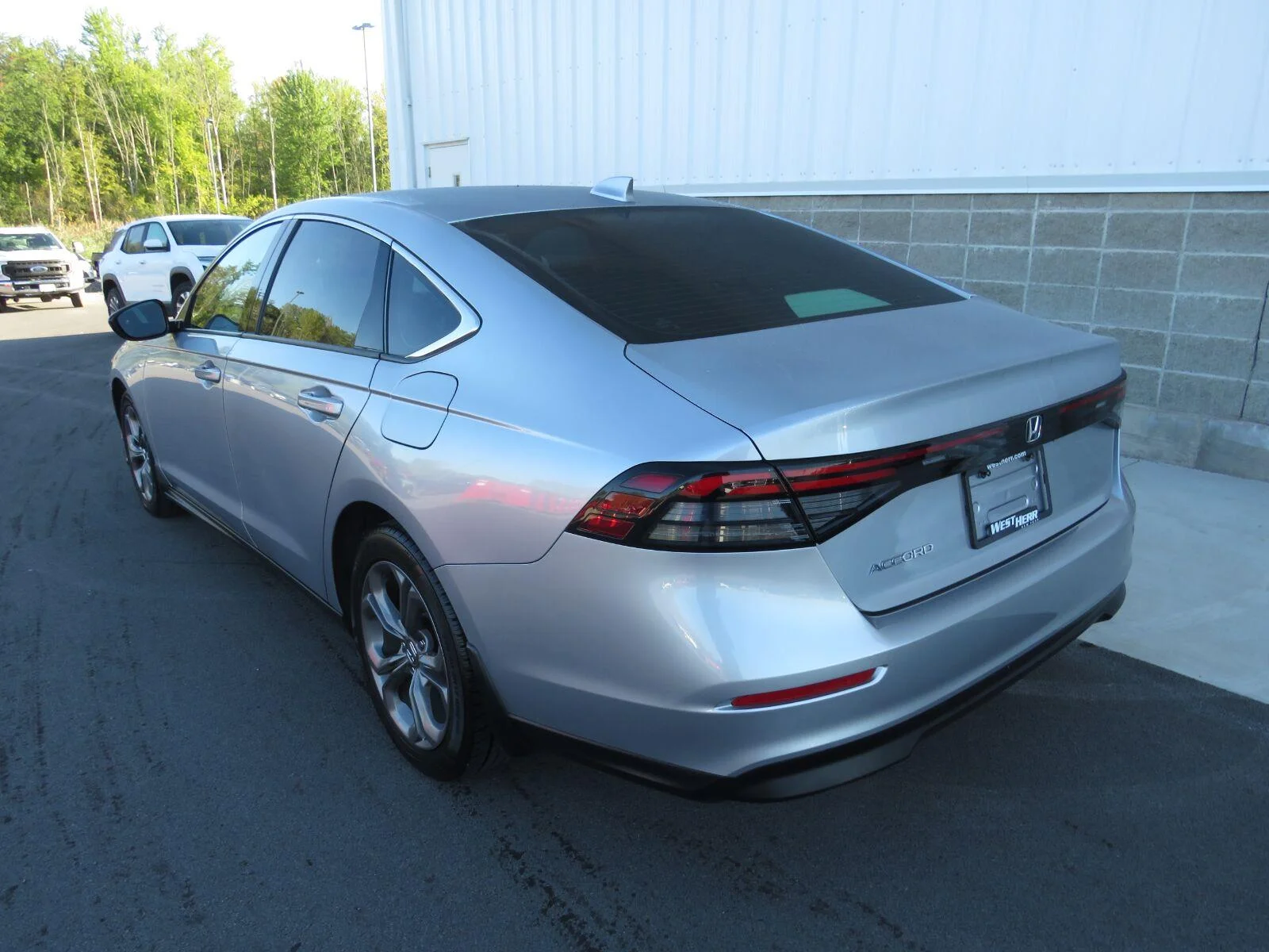 Used 2024 Solar Silver Metallic Honda EX image 16