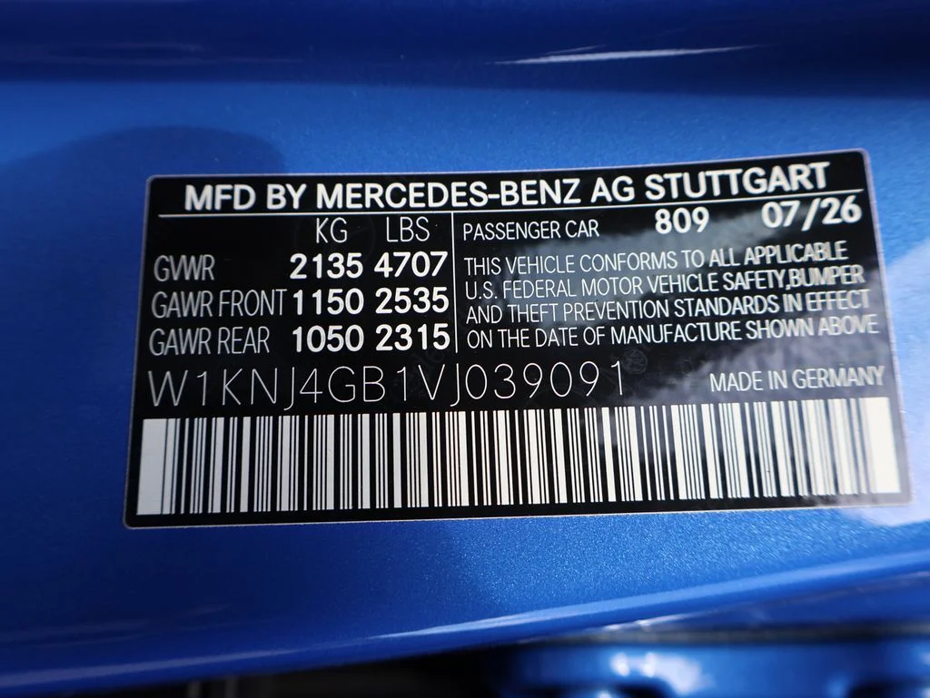 New 2027 Sky Blue Metallic Mercedes-Benz CLA 220 image 33