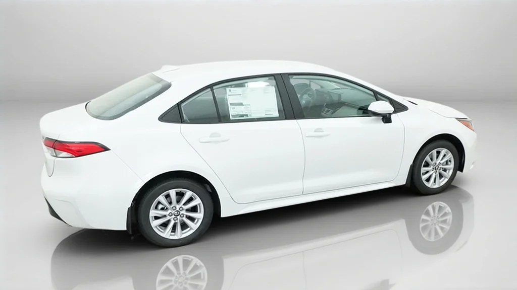 New 2027 Wind Chill Pearl Toyota LE image 8