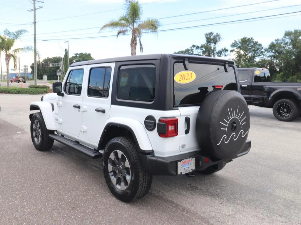 Certified Used 2023 White Jeep Sahara image 10