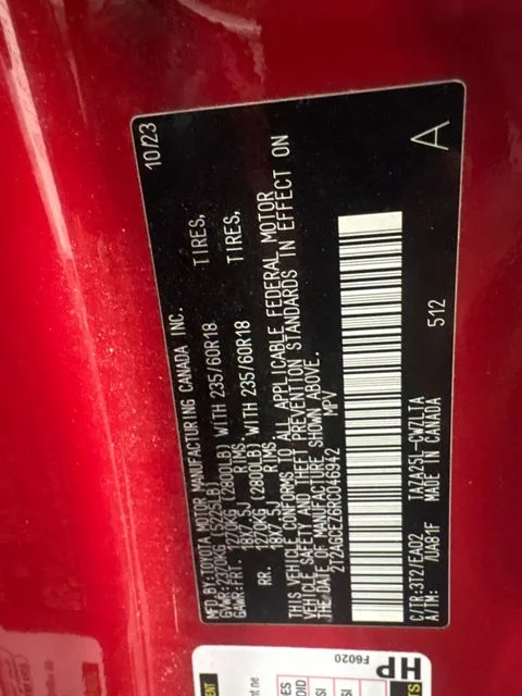 Certified Used 2024 Red Lexus 350 Base image 30