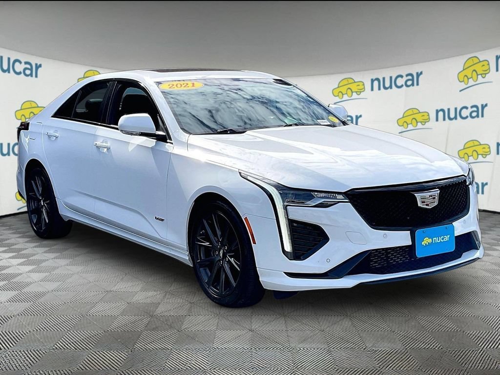 Used 2021 Summit White Cadillac V-Series image 1