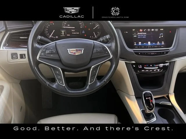 Used 2019 Crystal White Tricoat CADILLAC Luxury FWD image 10