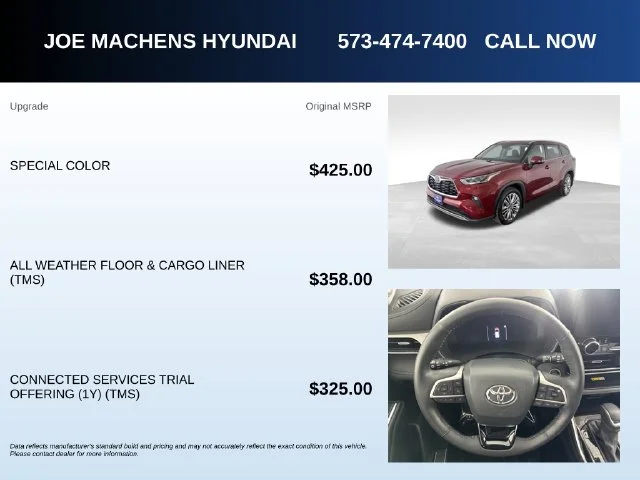 Used 2024 Red Toyota Platinum image 5