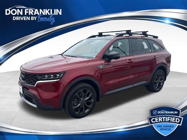 Used 2022 Red Kia X-Line SX Prestige image 1