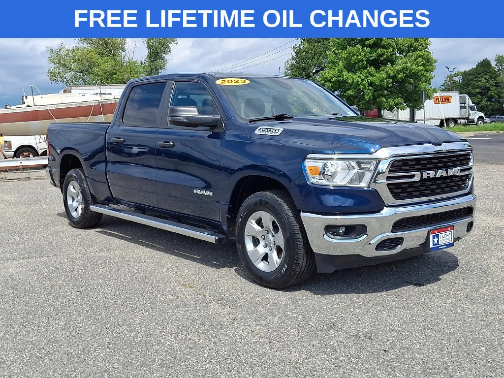 Used 2023 Patriot Blue Pearlcoat Ram Big Horn image 1