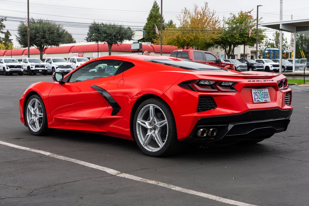 Used 2025 Torch Red Chevrolet Stingray image 4