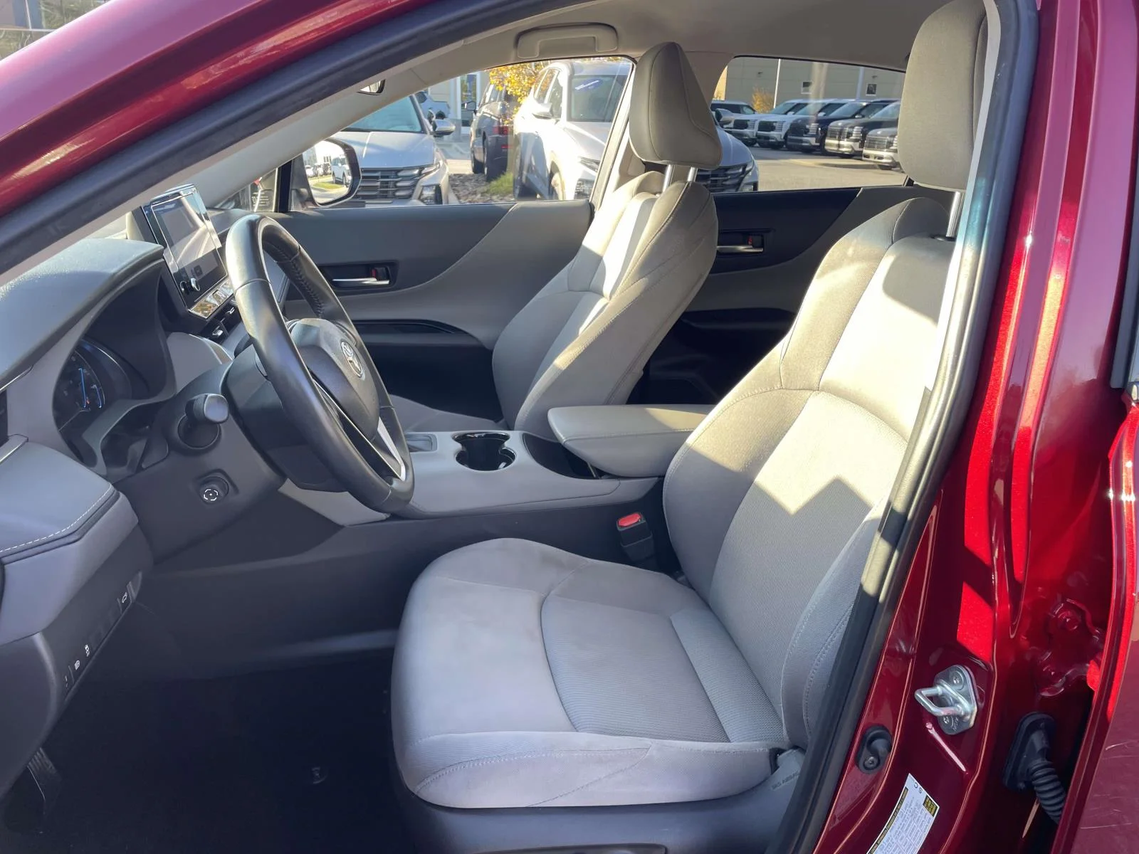 Used 2024 Ruby Flare Pearl Toyota LE image 8