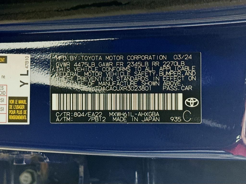 Used 2024 Reservoir Blue Toyota XSE image 29