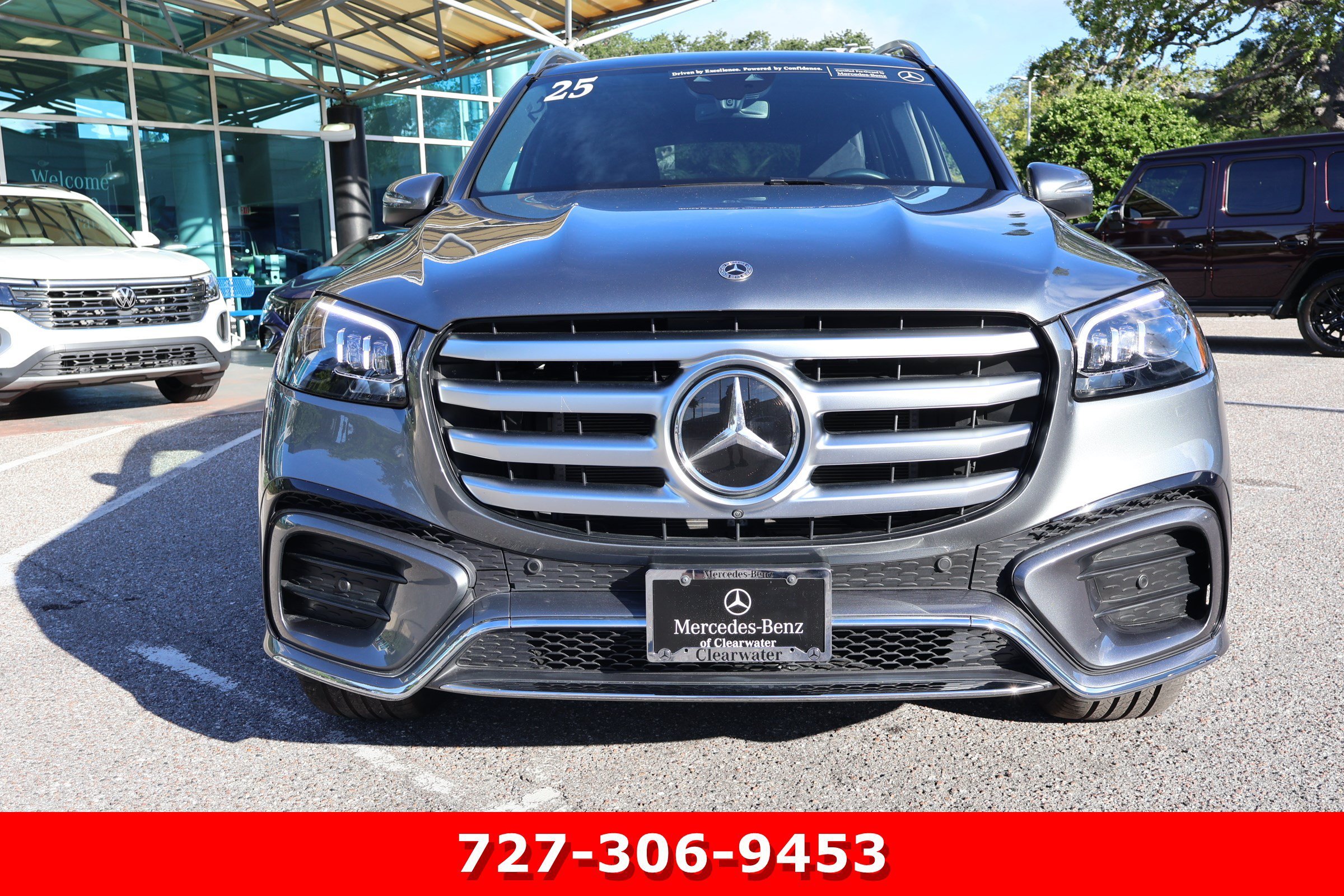 Certified Used 2025 Selenite Gray Metallic Mercedes-Benz GLS 450 image 13