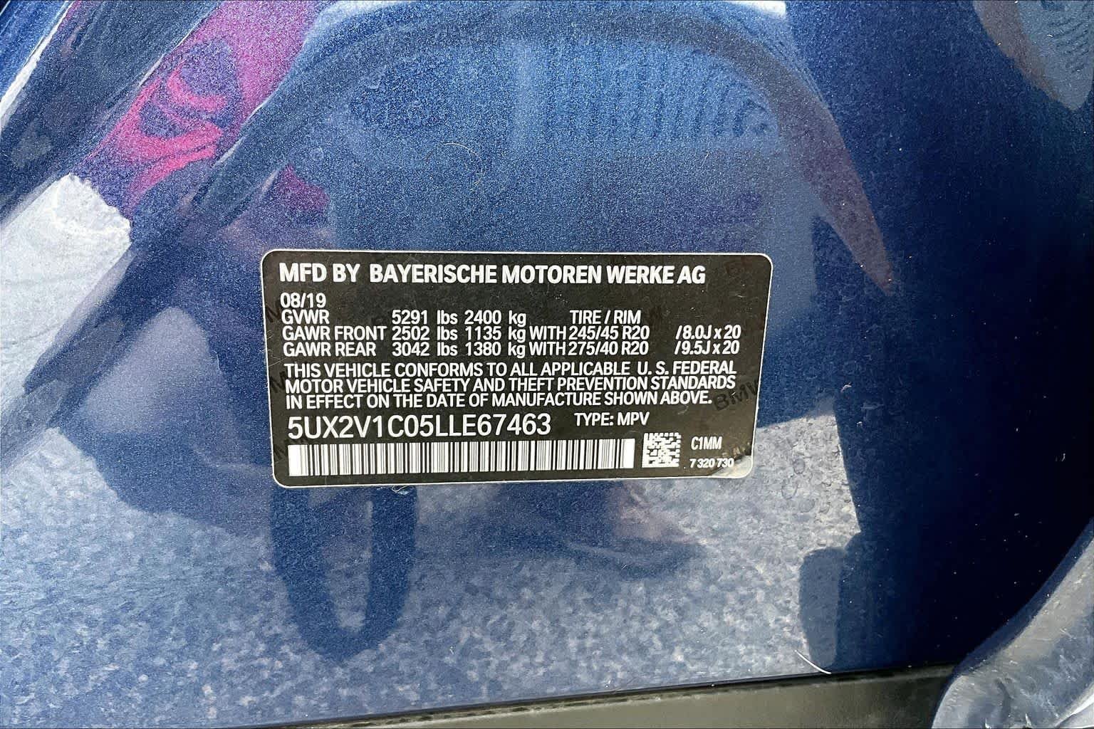Used 2020 Phytonic Blue Metallic BMW xDrive30i image 37