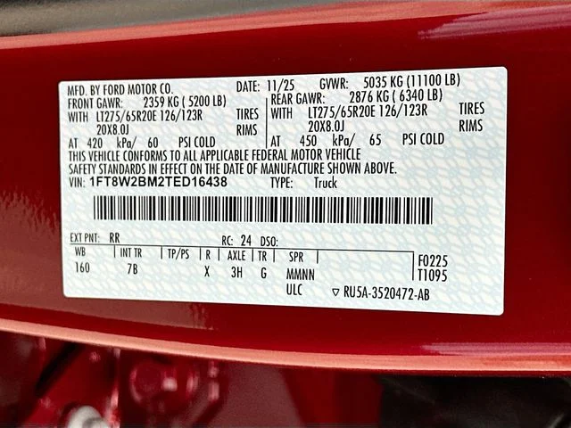 New 2026 Ruby Red Metallic Ford Platinum image 21