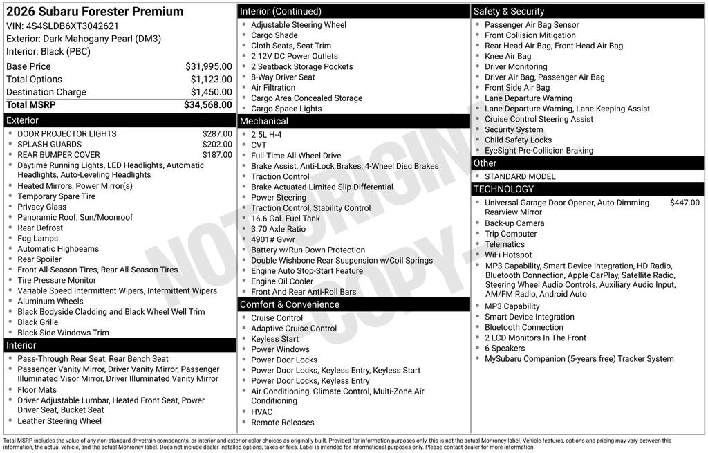 2026 Subaru Forester Premium - Photo 26
