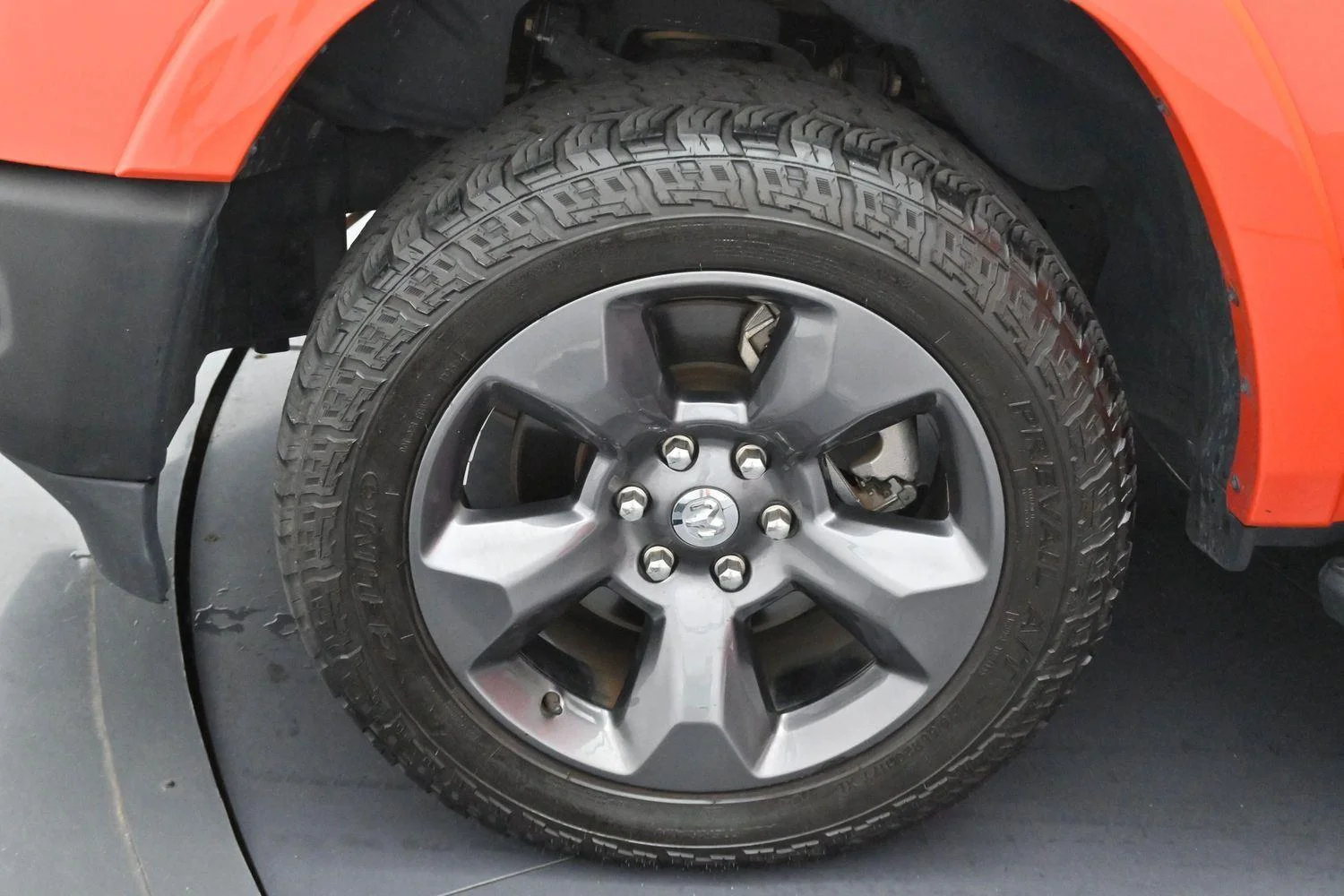 Used 2021 Spitfire Orange Clearcoat Ram Big Horn image 36