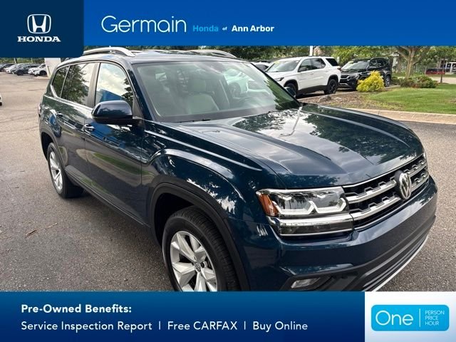 Used 2019 Blue Metallic Volkswagen 3.6L V6 SE image 6