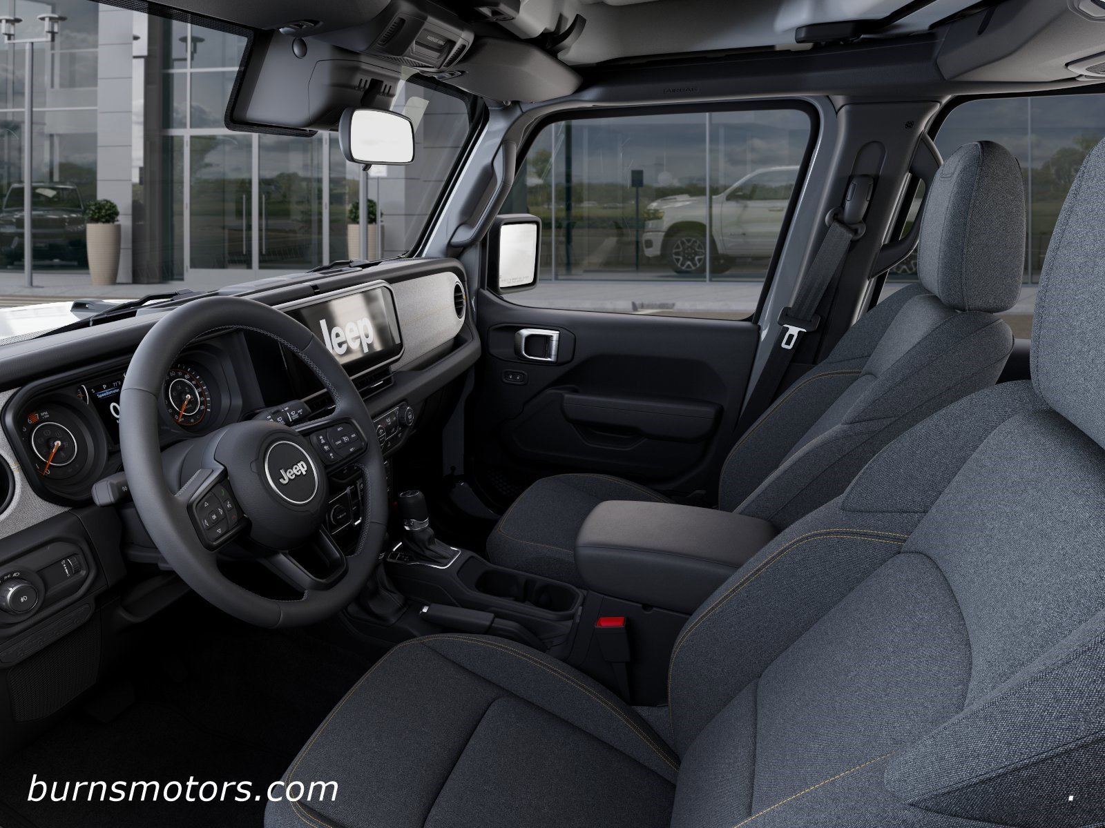 New 2026 Bright White Clear-Coat Exterior Paint Jeep Sport S 4-Door image 22